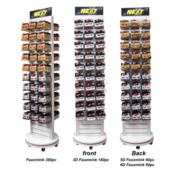 S2590 Faux Mink Eyelashes 2 Side Display 360 Pcs