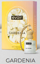 S2645 Evair Car Freshener 10ml/0.34oz-GARDENIA_1Pc
