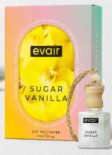 S2647 Evair Car Freshener 10ml/0.34oz-SUGAR VANILLA_1Pc