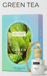 S2648 Evair Car Freshener 10ml/0.34oz-GREEN TEA_1Pc