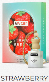 S2649 Evair Car Freshener 10ml/0.34oz-STRAWBERRY_1Pc