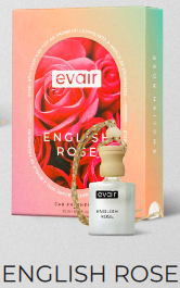 S2650 Evair Car Freshener 10ml/0.34oz-ENGLISH ROSE_1Pc