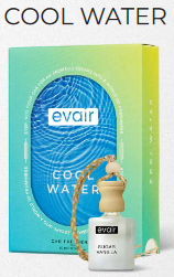 S2651 Evair Car Freshener 10ml/0.34oz-COOL WATER_1Pc